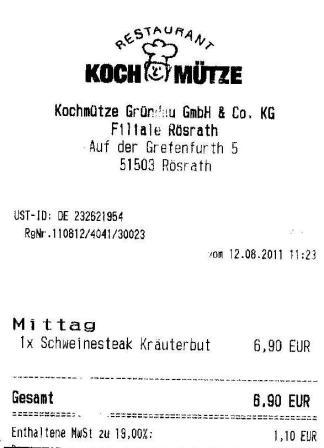 dhgo Hffner Kochmtze Restaurant